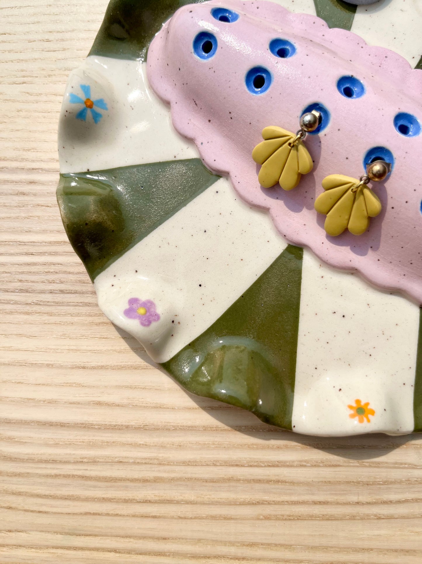 Floral Jewelry Tray and Pot