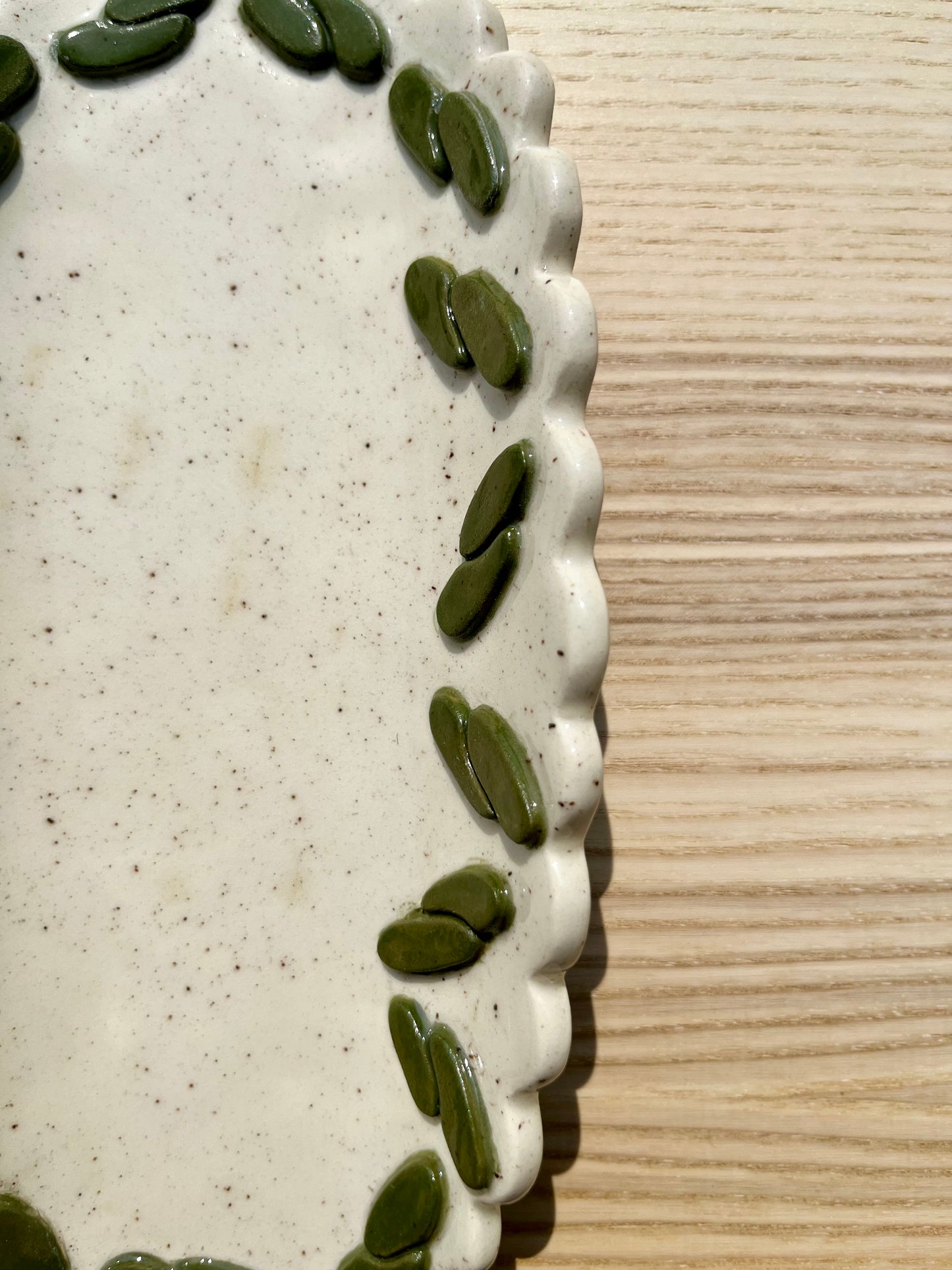 Olive Pebbles Serving Tray