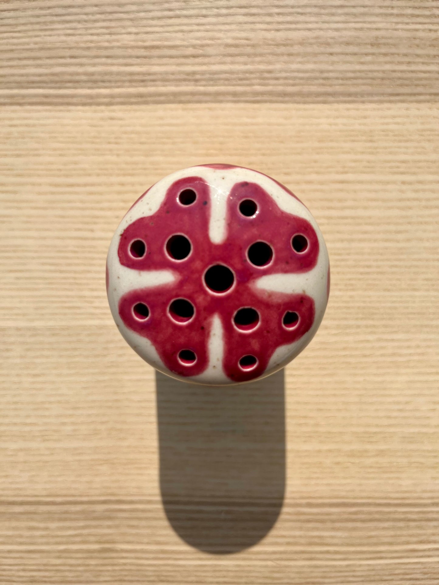A Warm Pink Flower Bud Vase