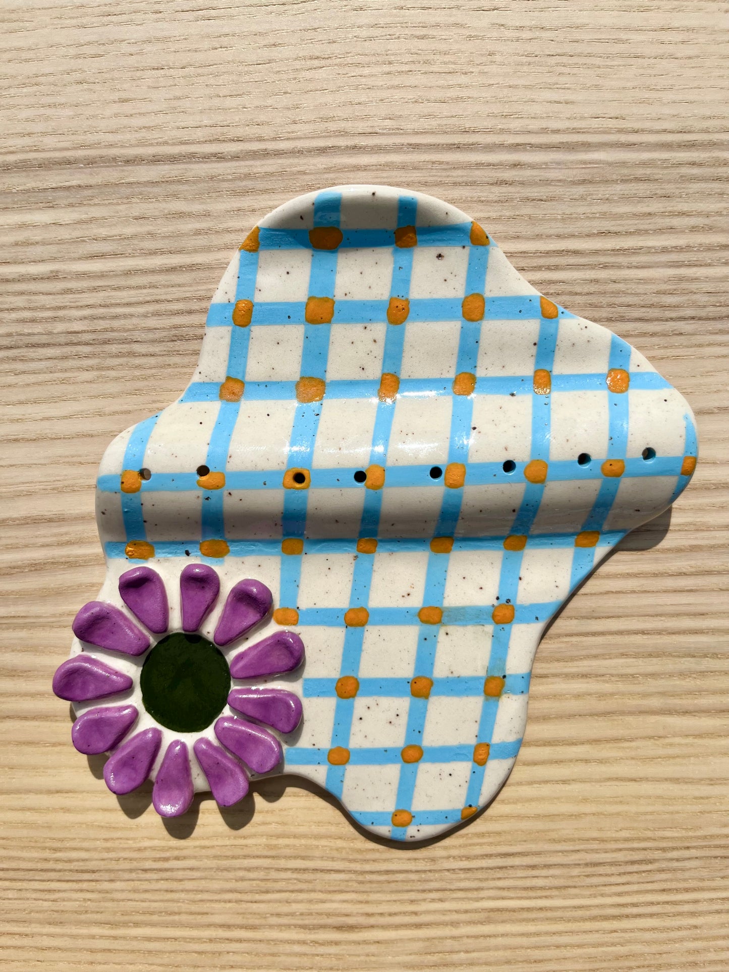 Checkered Wavy Jewelry Tray