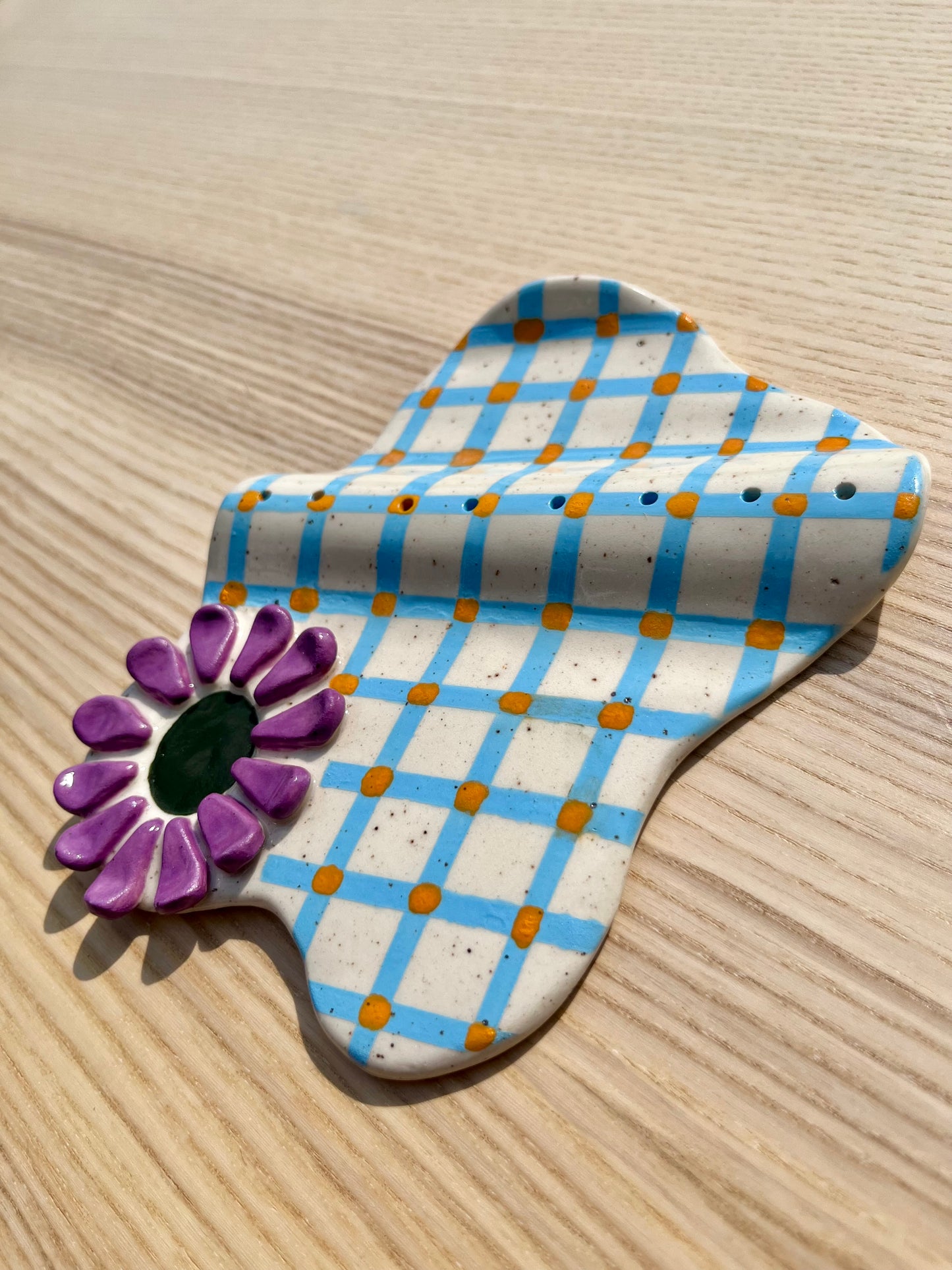 Checkered Wavy Jewelry Tray