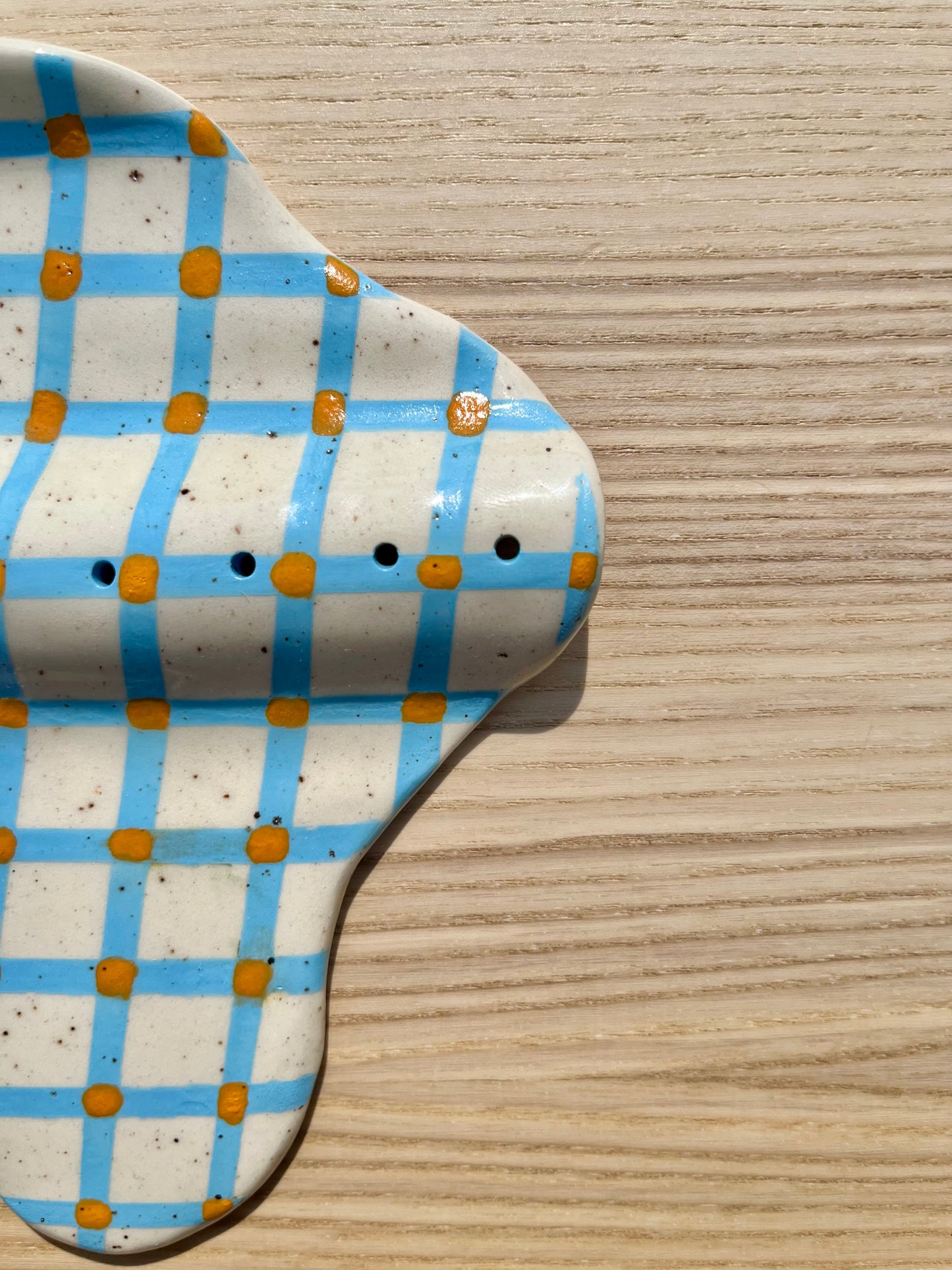 Checkered Wavy Jewelry Tray