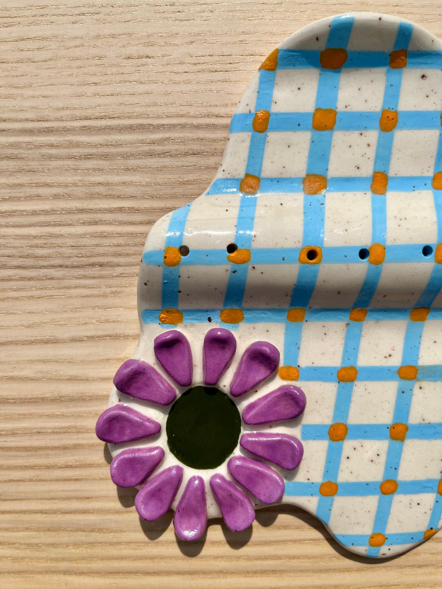 Checkered Wavy Jewelry Tray