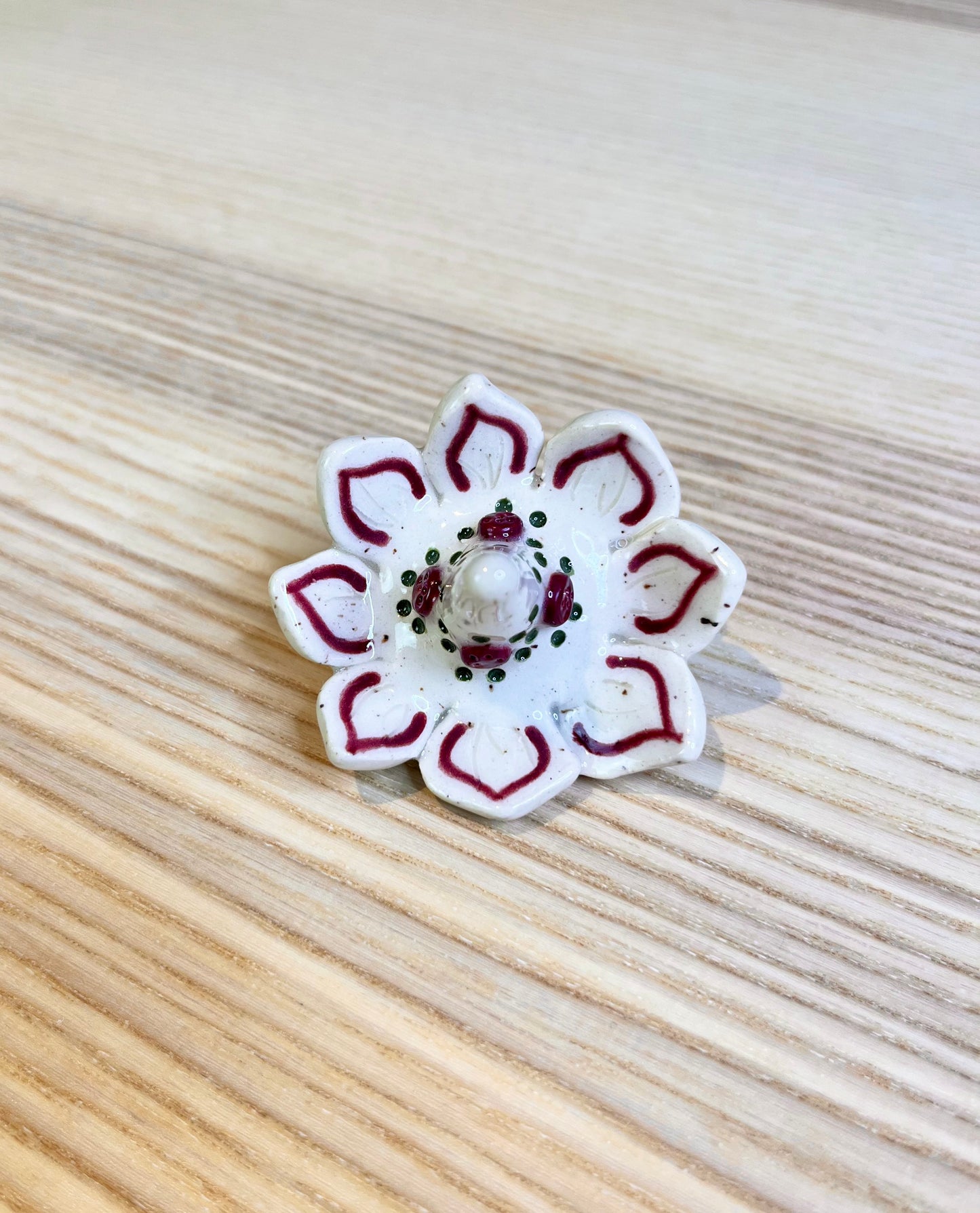 Burgundy & Very Dark Green