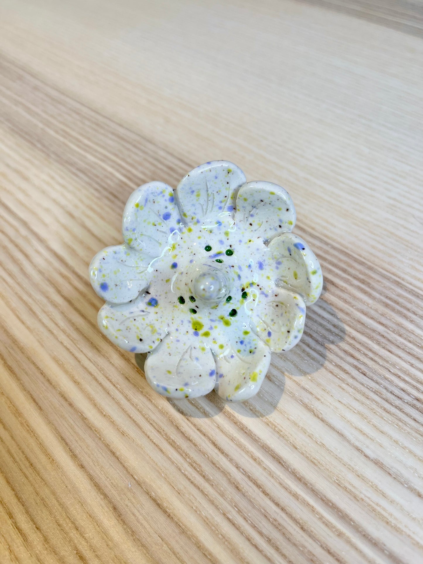 Speckled Lavender & Bright Green