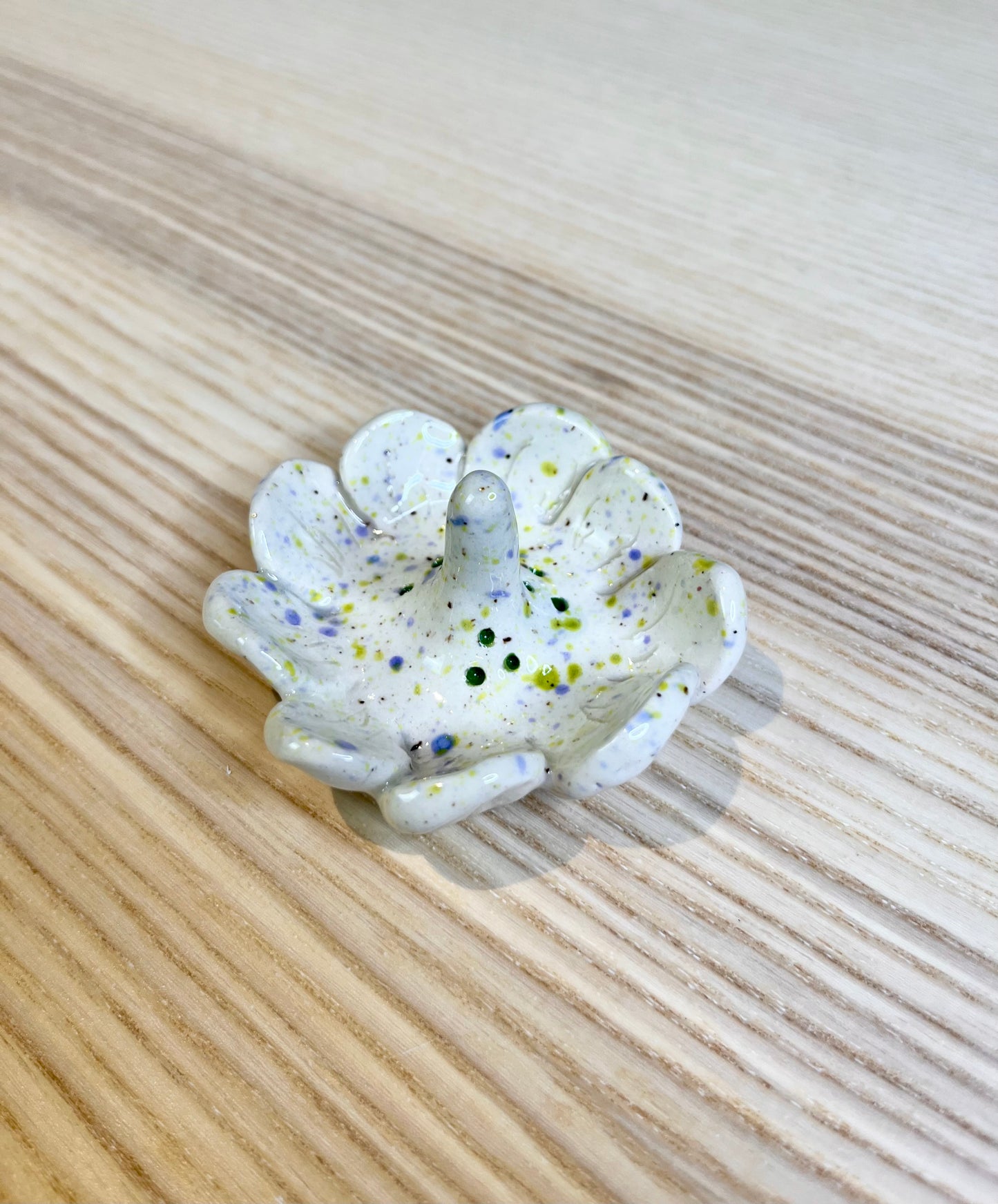 Speckled Lavender & Bright Green