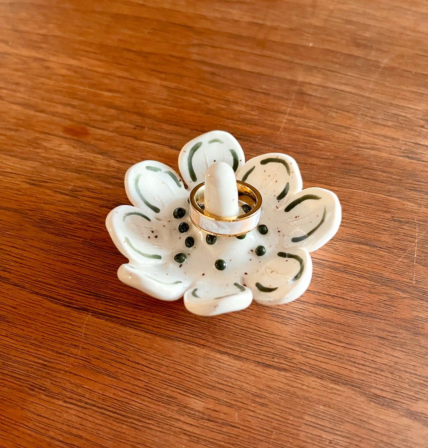 Very Dark Green Petals & Drops