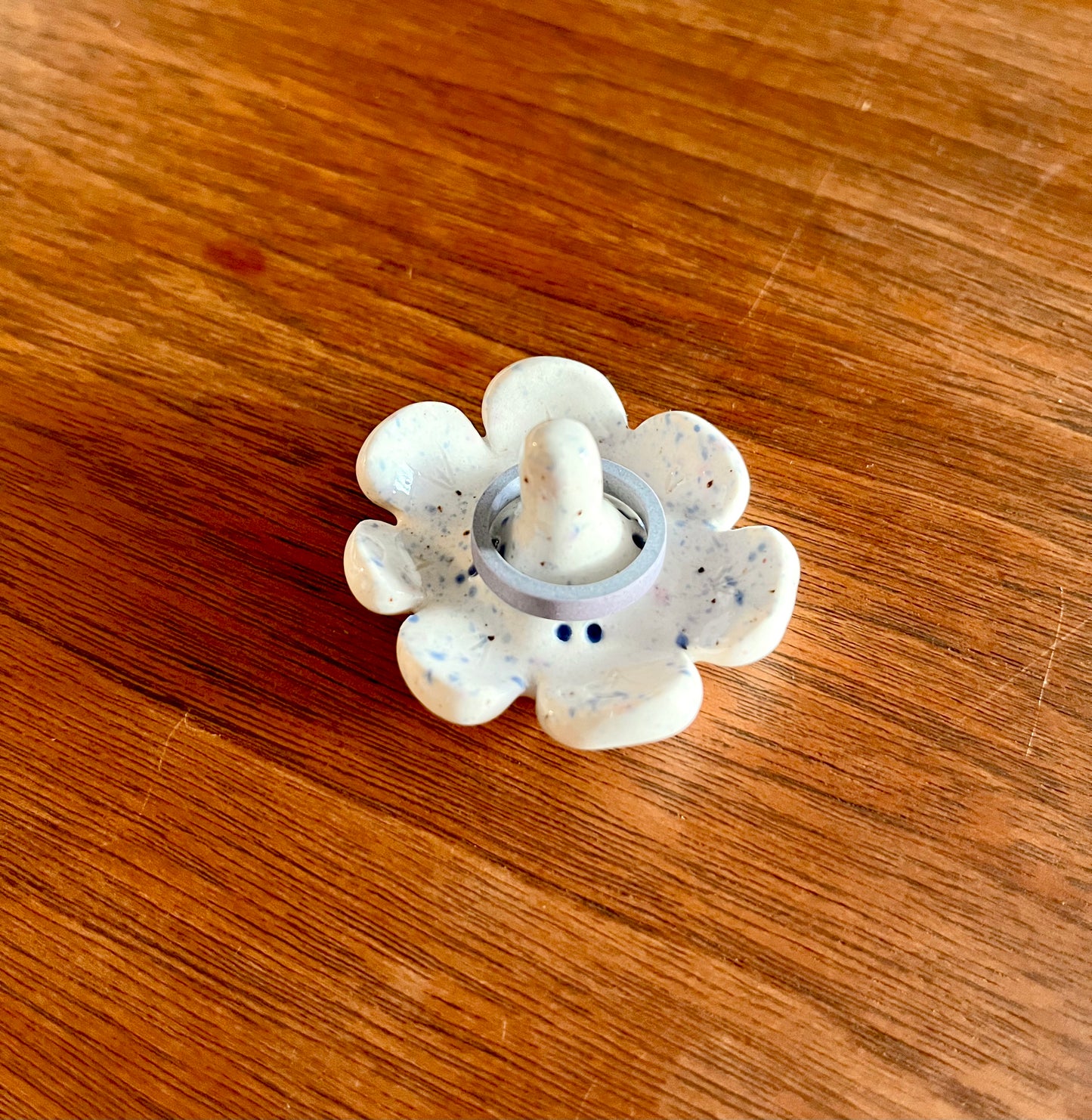 Pink & Periwinkle Speckle