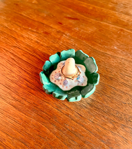 Hunter Green & Lavender