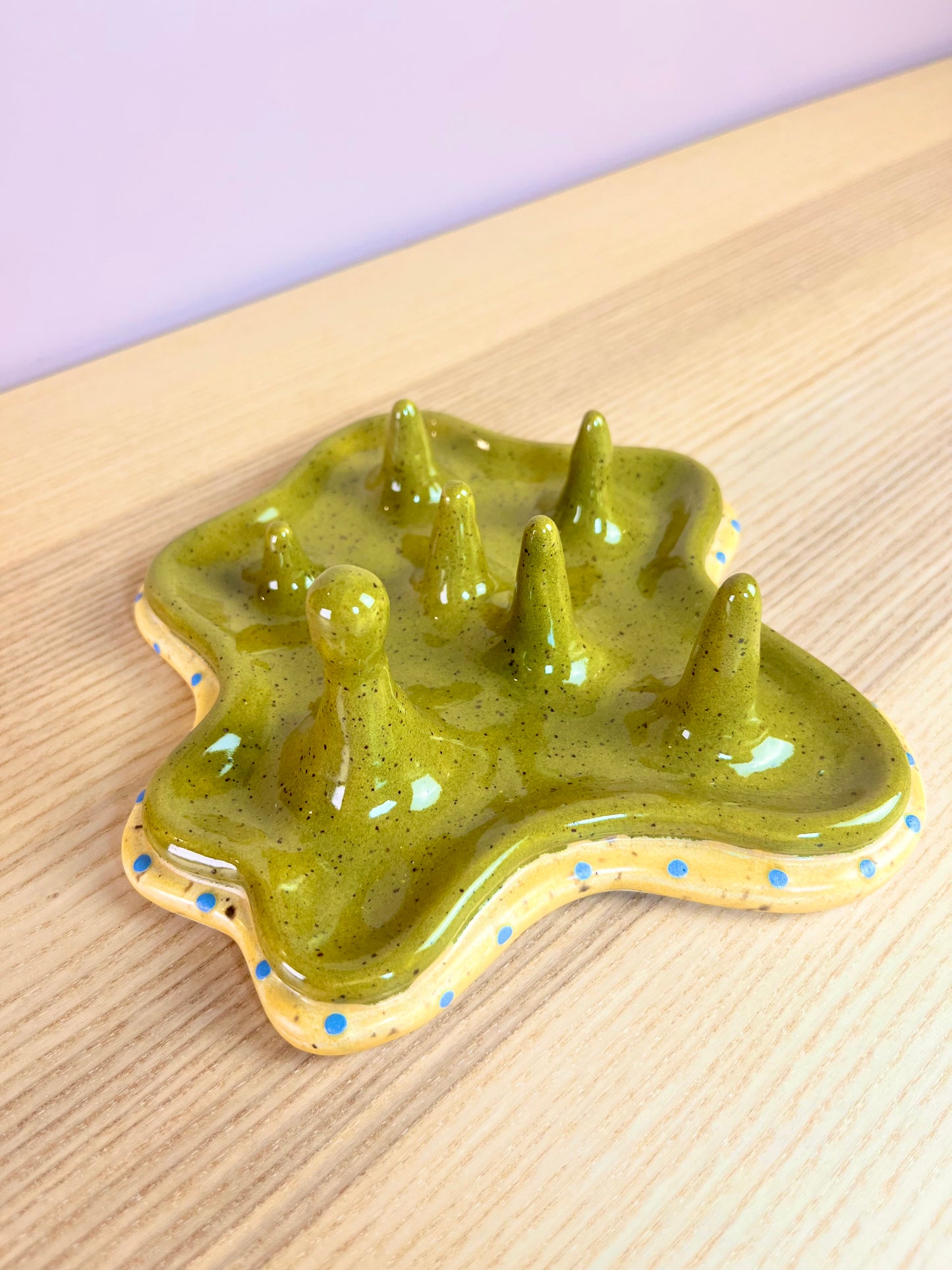 Deep Olive Ring Holder