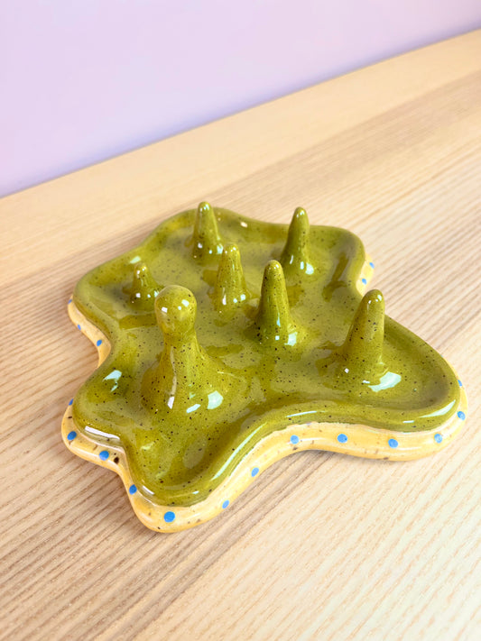 Deep Olive Ring Holder