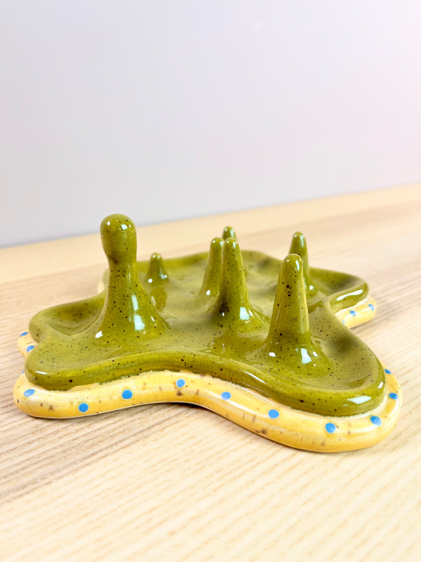 Deep Olive Ring Holder