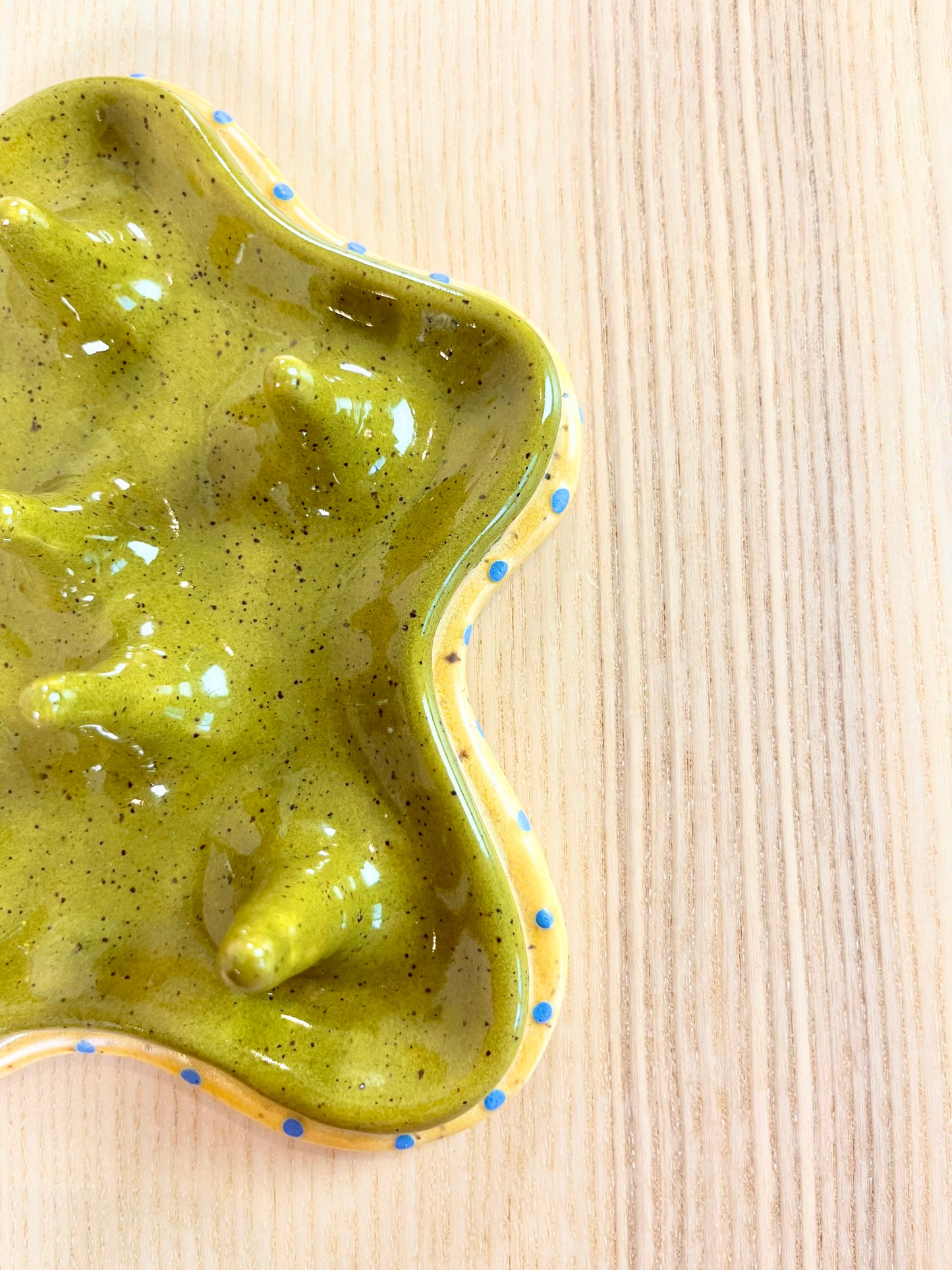 Deep Olive Ring Holder
