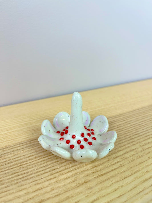 Bright Red & Baby Pink