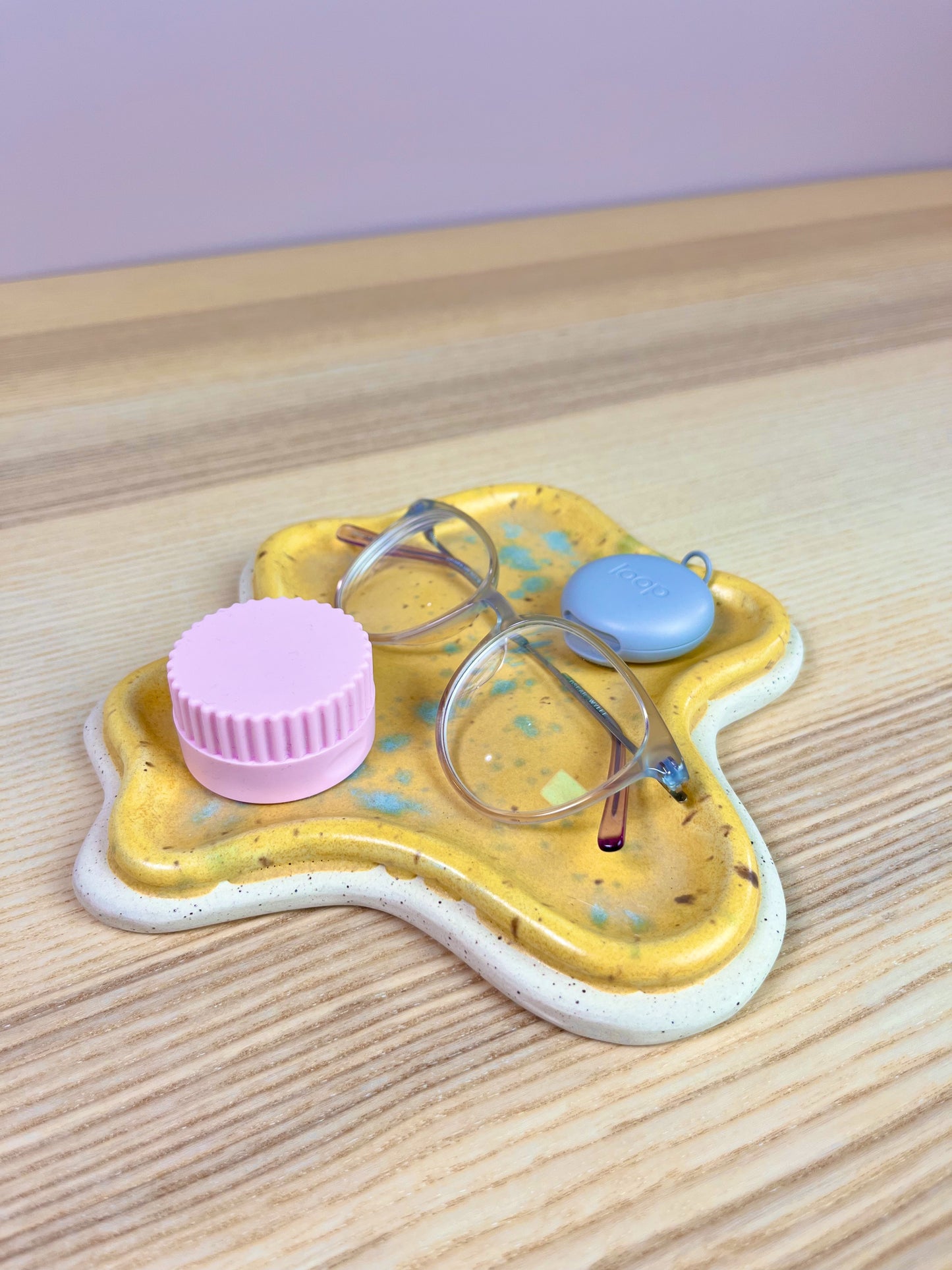 Speckled & Splattered Tray