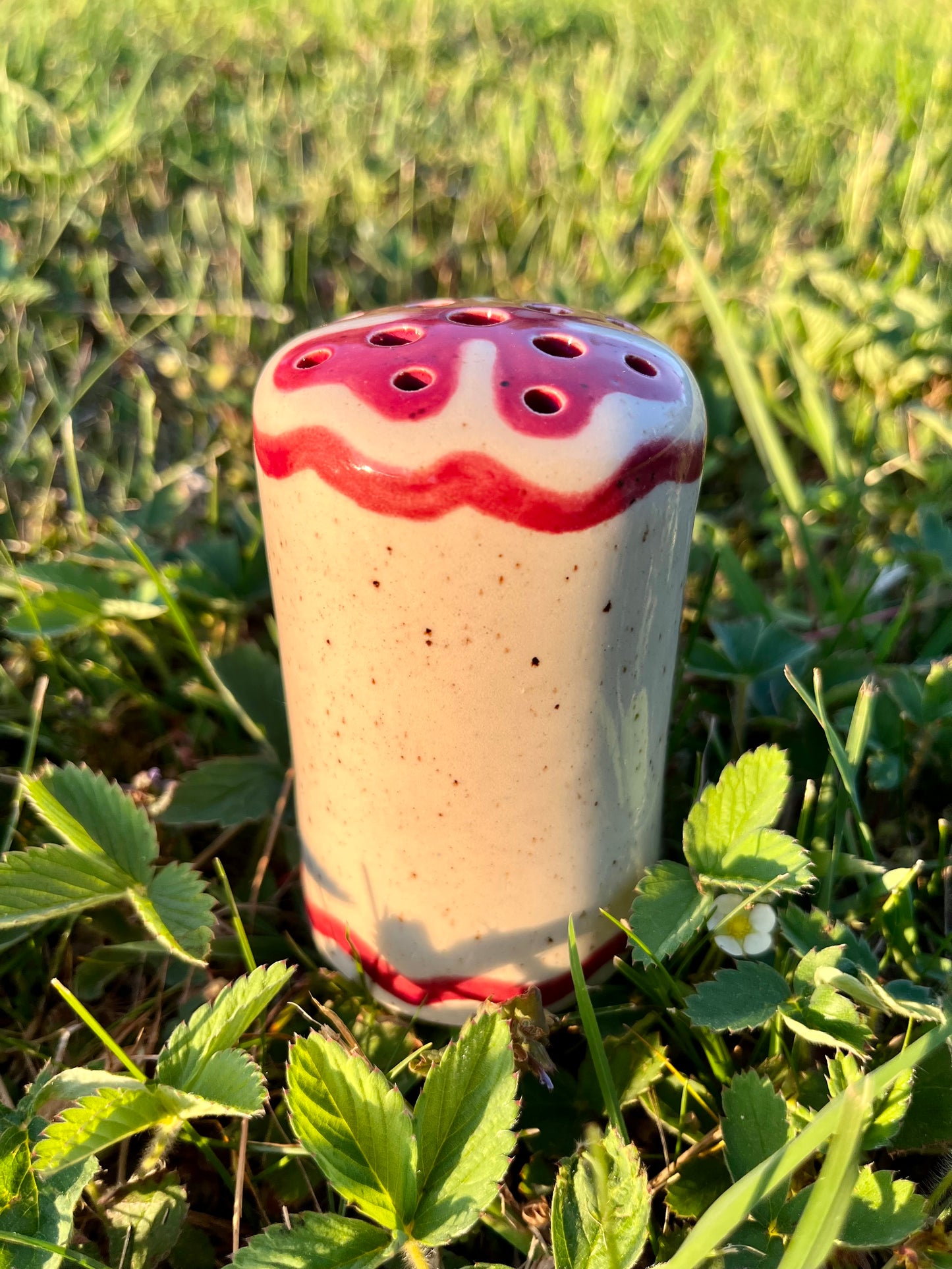 A Warm Pink Flower Bud Vase