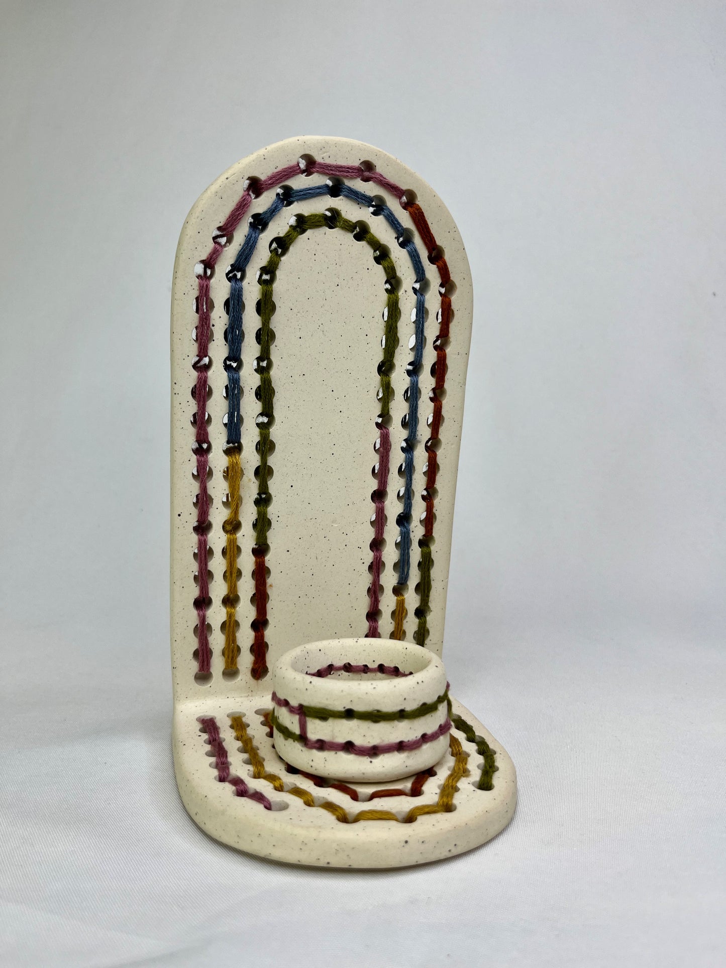 Woven Swirl Jewelry Shelf & Pot - Seconds Sale