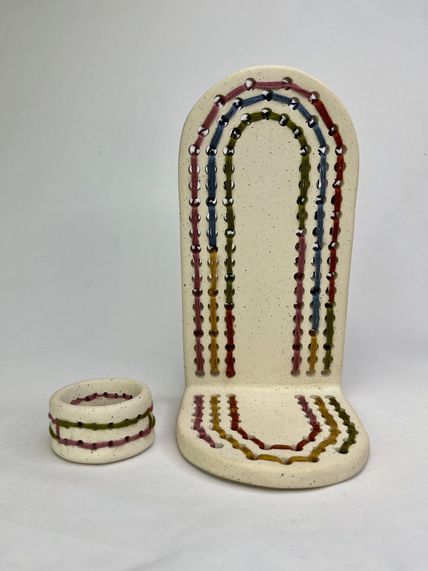 Woven Swirl Jewelry Shelf & Pot - Seconds Sale