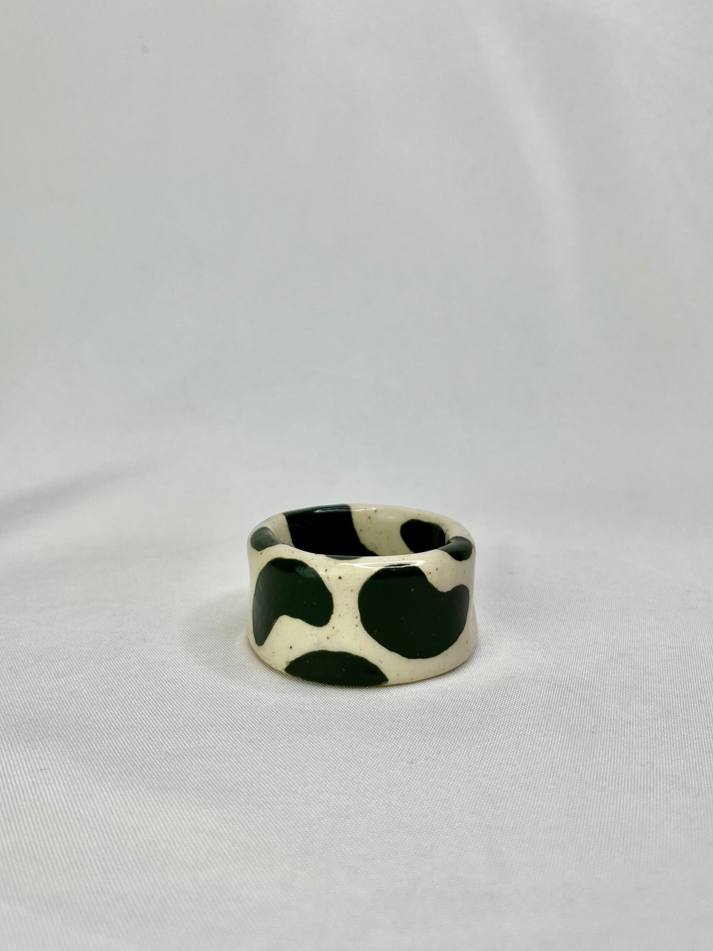 Tall Gold & Green Jewelry Shelf & Pot
