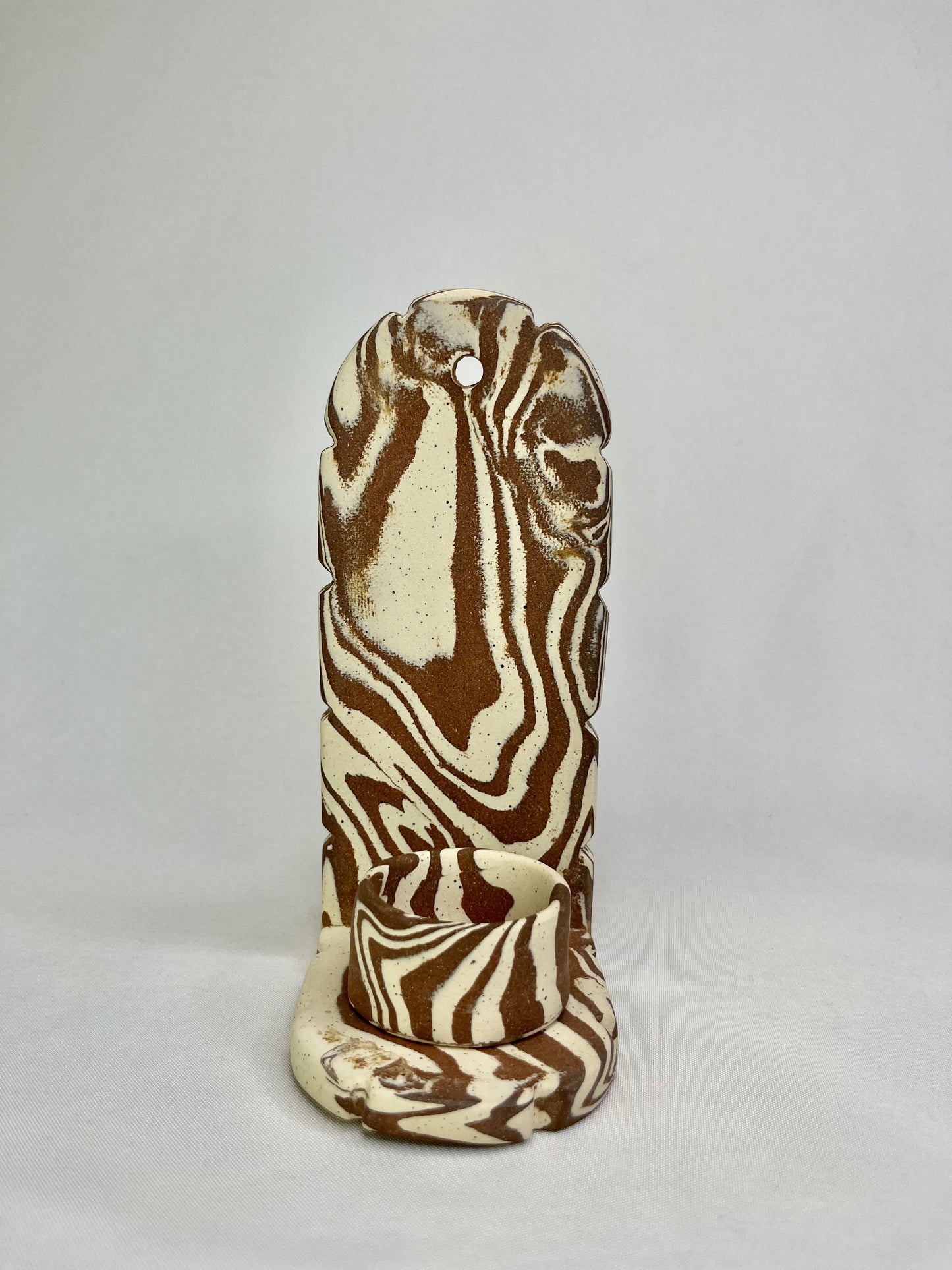 Marbled Jewelry Shelf & Pot