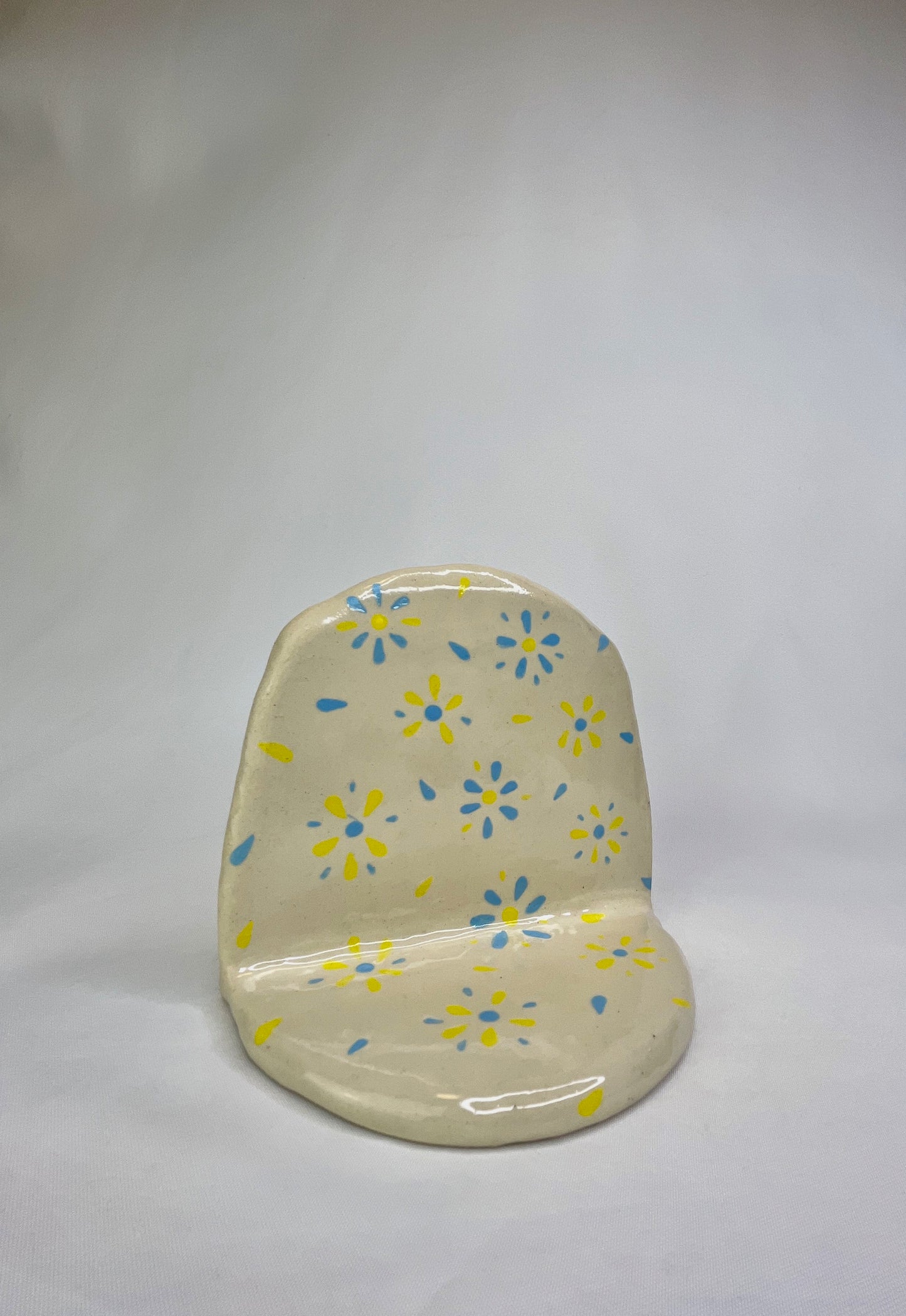 Oval Flowers Jewelry Shelf & Pot