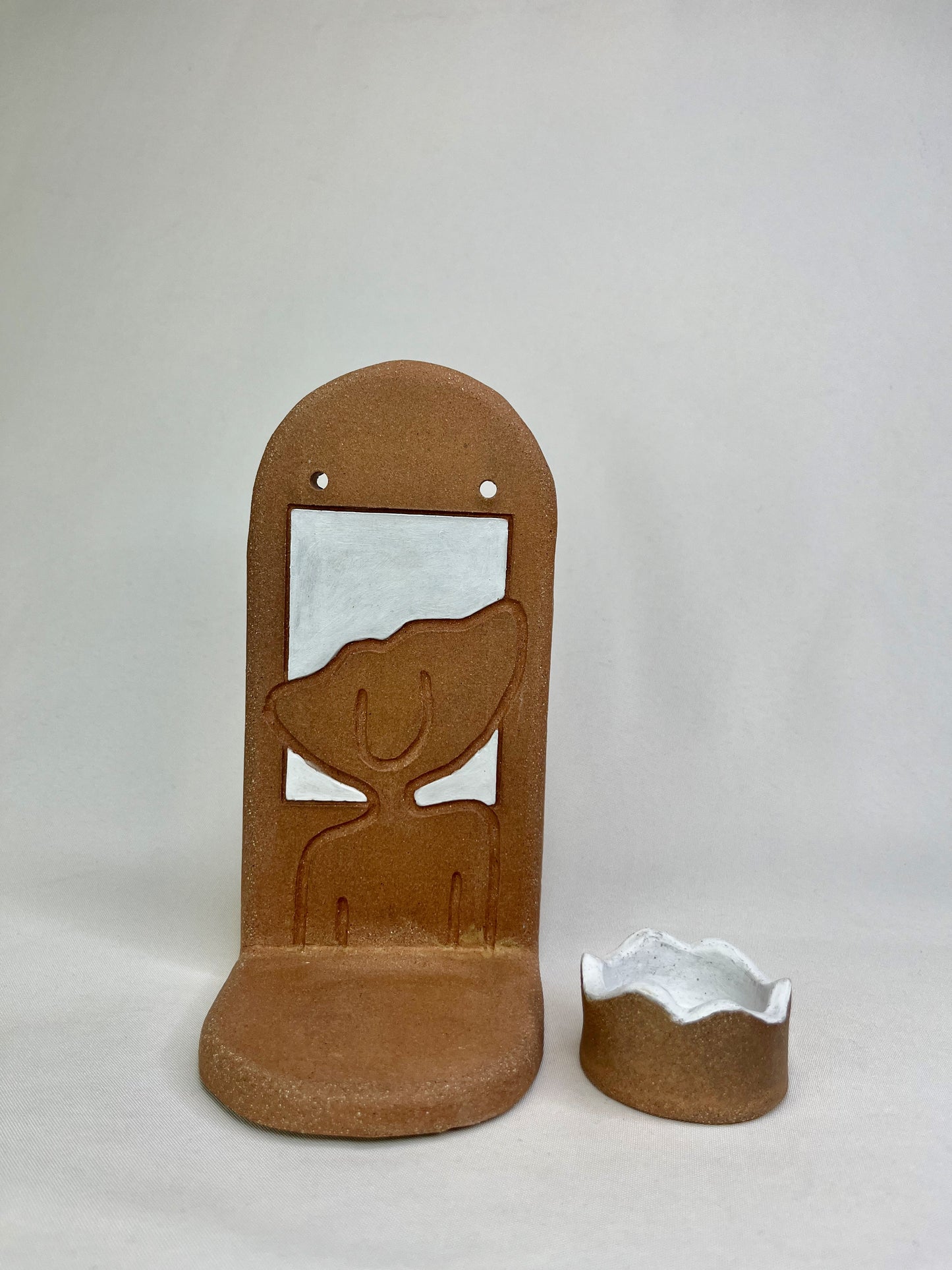 Afro Lady Jewelry Shelf & Pot