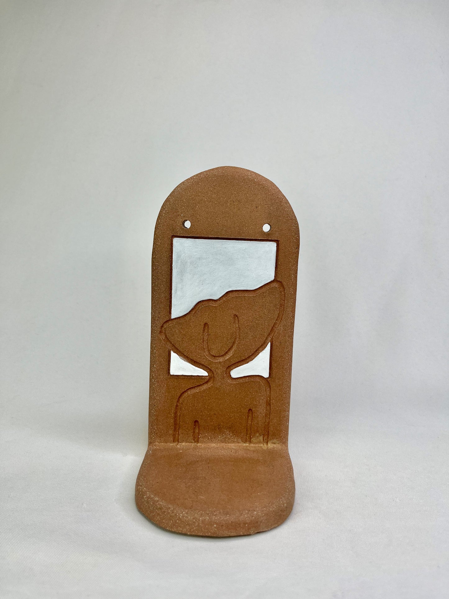Afro Lady Jewelry Shelf & Pot