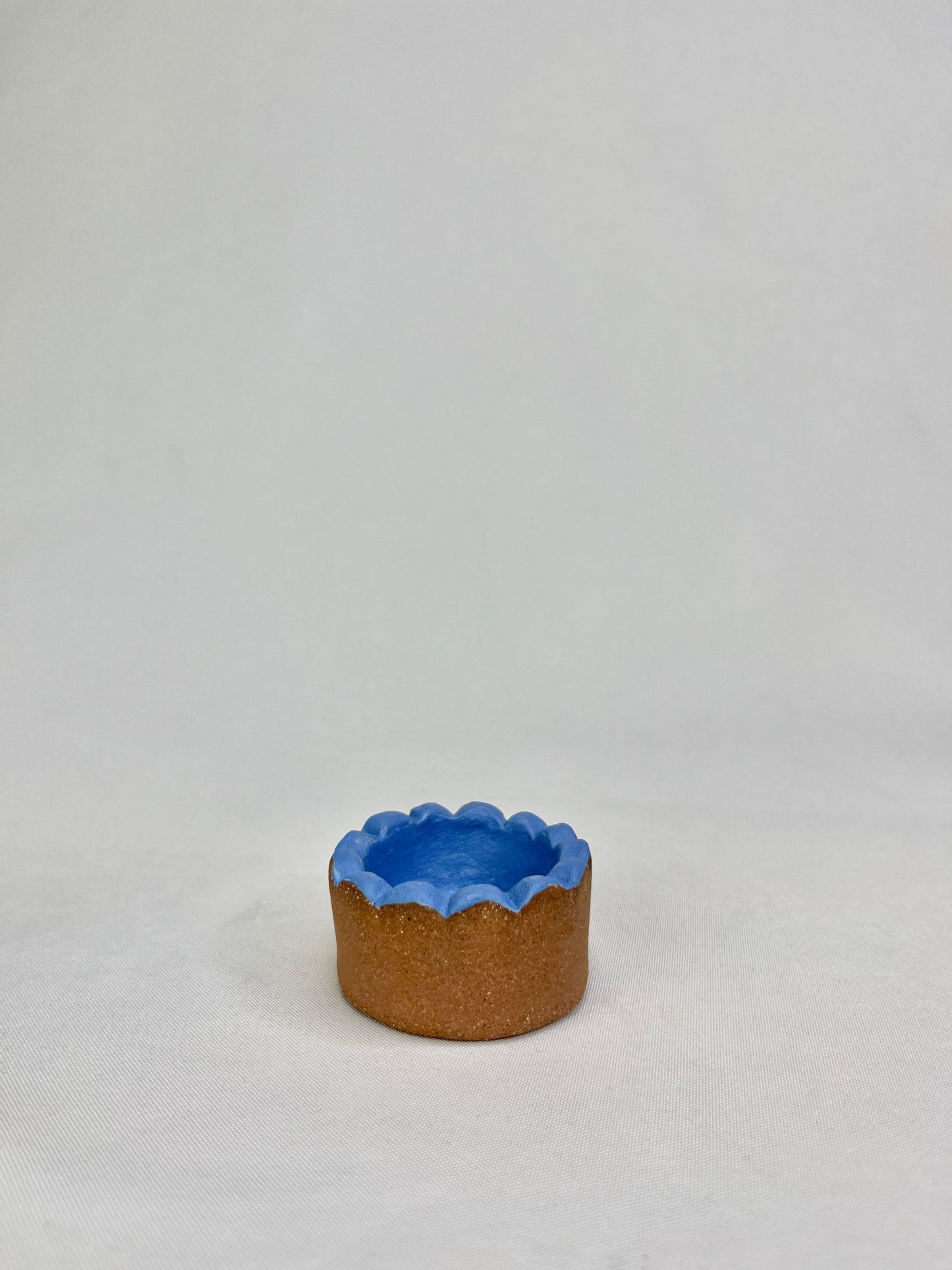 Bright Blue Afro Lady Jewelry Shelf & Pot