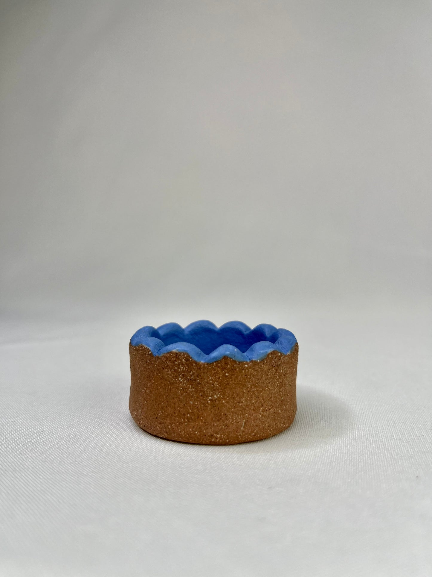 Pale Blue Afro Lady Jewelry Shelf & Pot