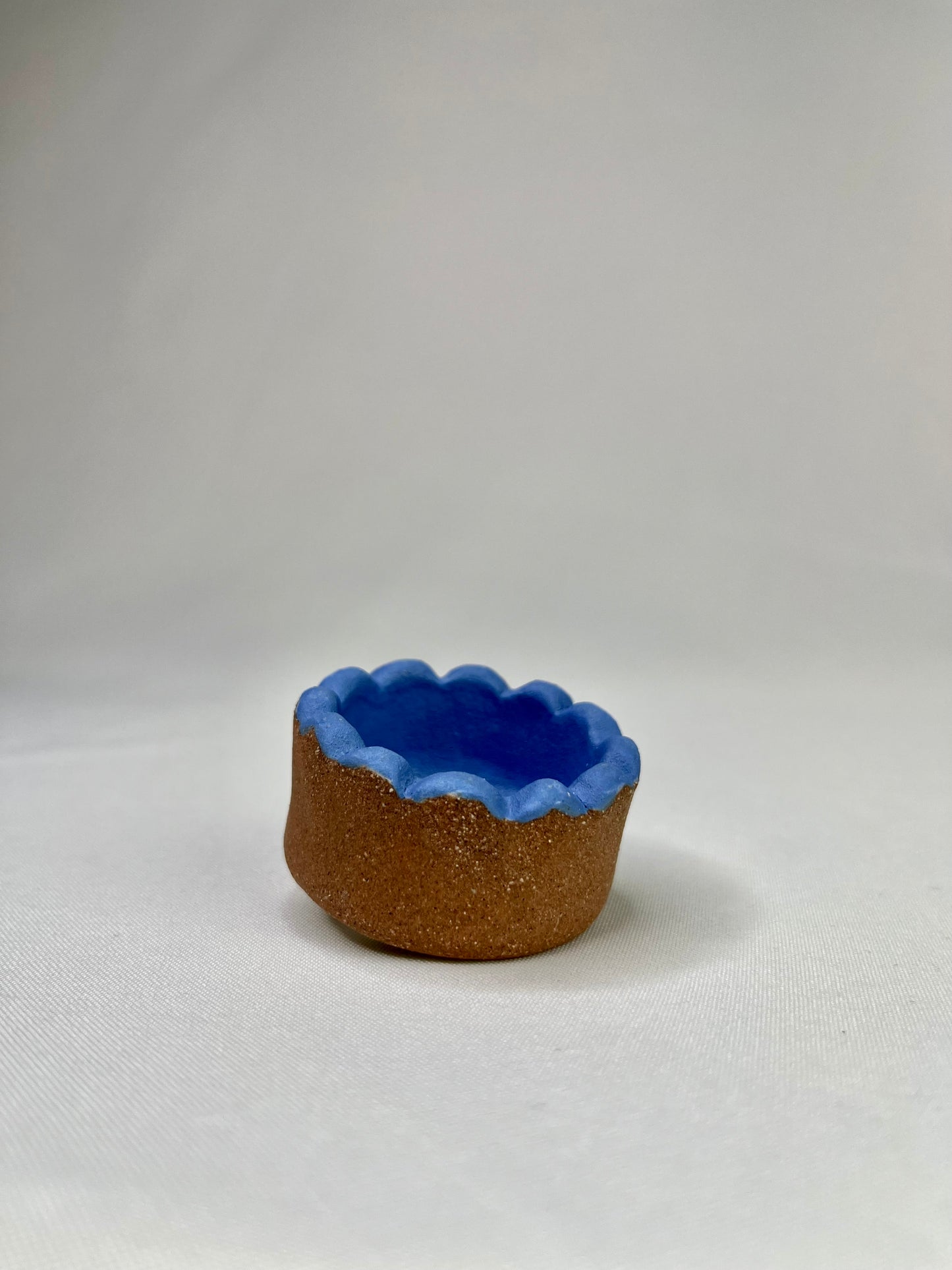 Pale Blue Afro Lady Jewelry Shelf & Pot
