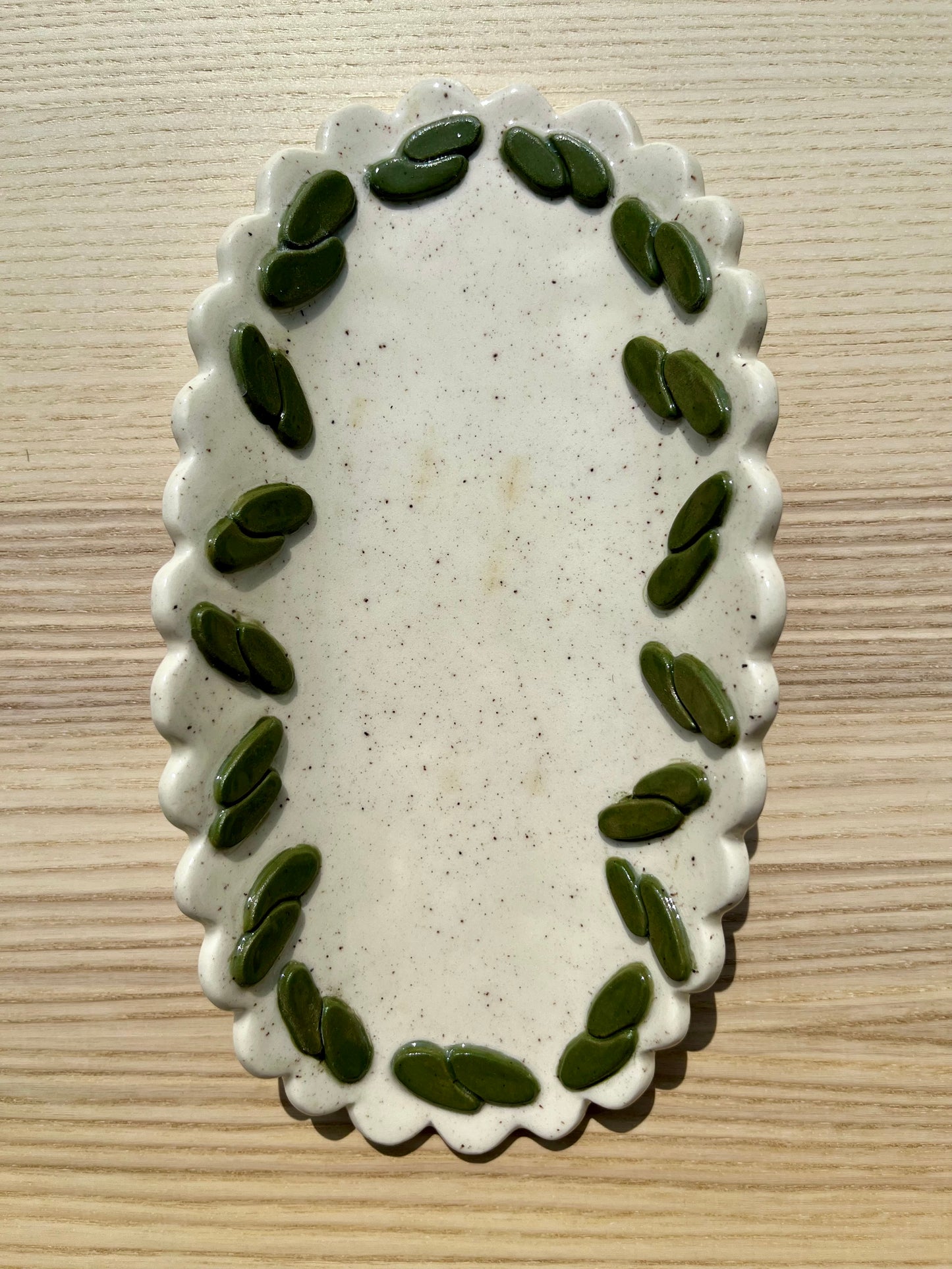 Olive Pebbles Serving Tray
