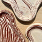 Red & Speckled Marbled Dish