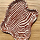 Red & Speckled Marbled Dish