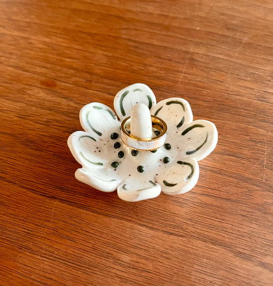 Very Dark Green Petals & Drops