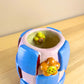 Periwinkle & Pink Checkered Vase