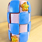 Periwinkle & Pink Checkered Vase