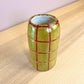 Olive Green & Burgundy Vase