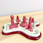 Raspberry Turrets & Poetry Ring Holder