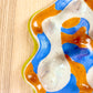 Honey & Periwinkle Lined Ring Holder