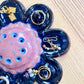 Blue Petals Pink Pod Jewelry Tray