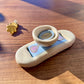 Small Cream Fig Jewelry Tray & Pot