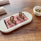Medium Cream Brick Jewelry Tray & Pot